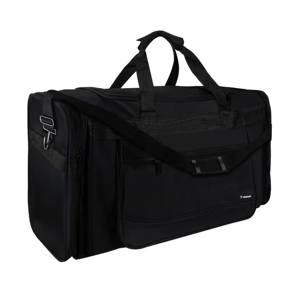 Vízálló utazó/sporttáska 70 l, fekete, 70x29x32 cm