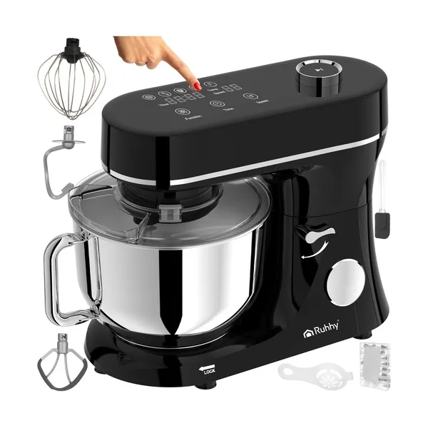 Ruhhy 25728 planetáris robotgép, fűthető 6,2 l tál, 2000 W, 1,5 l turmix