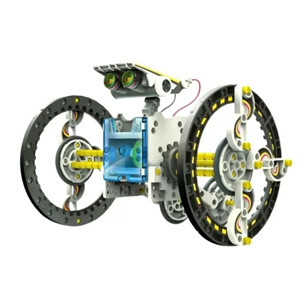 14 az 1-ben napelemes robot építőkészlet gyerekeknek (10+)