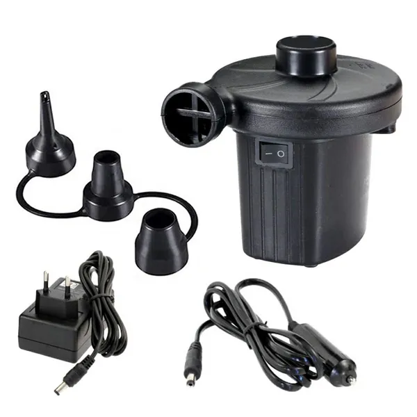 Elektromos pumpa 12V/230V, 50W, matracokhoz, 3 fúvóka