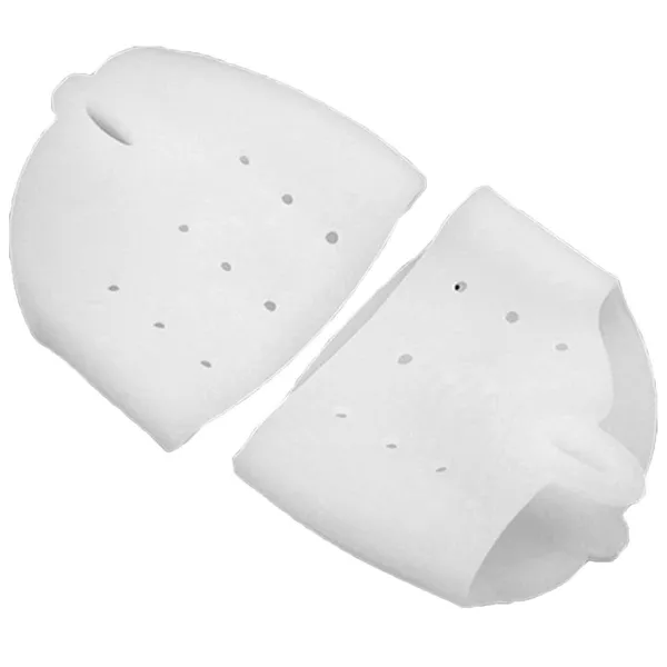 Szilikon lábujjelválasztó bütyökvédő (hallux valgus), 2 db, univerzális, fehér