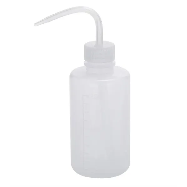 Szempillaöblítő nyomópalack 250 ml, átlátszó, mércével
