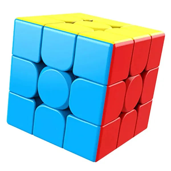 Logikai kocka 3x3x3, 5,5 cm, ABS, színes