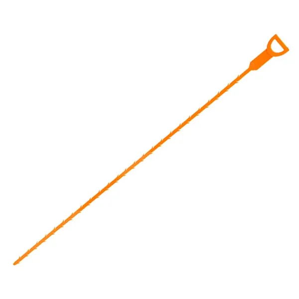 Lefolyótisztító pálca, 51 cm, PP műanyag, narancs