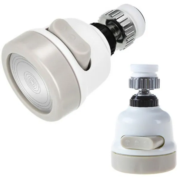 Víztakarékos 3 az 1-ben konyhai perlátor adapter, 360° forgatható, M22/M24