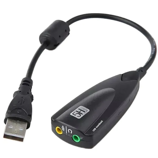 AK103C USB hangkártya, virtuális 7.1, 3,5 mm jack, azonnali használat