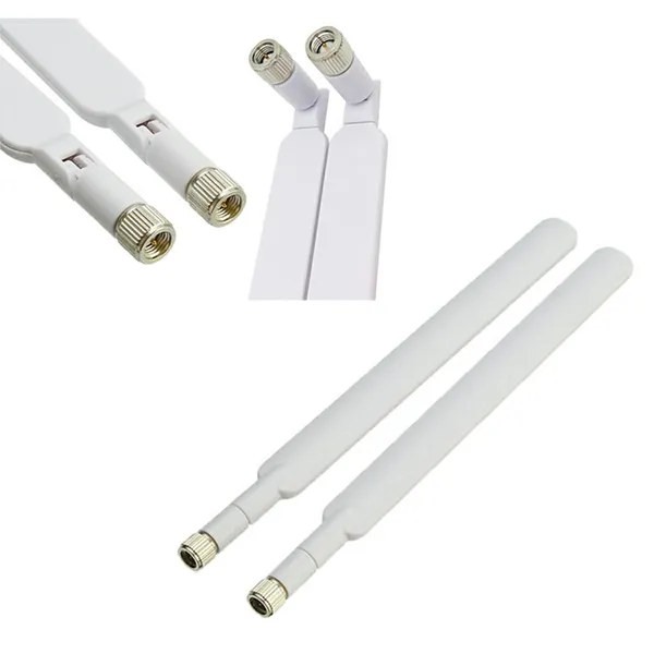 Beltéri LTE antenna készlet, 2 db, SMA csatlakozó, 8 dBi, fehér