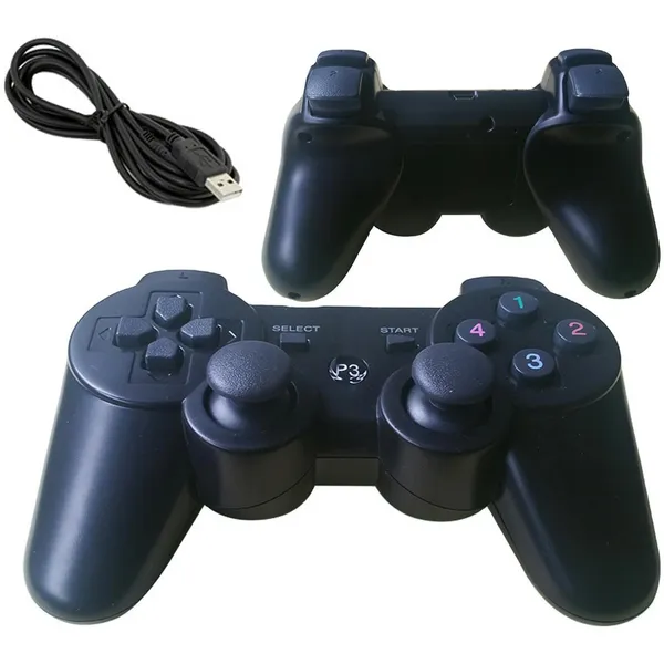 Vezetékes PS3 kontroller USB kábellel, DualShock 3-kompatibilis