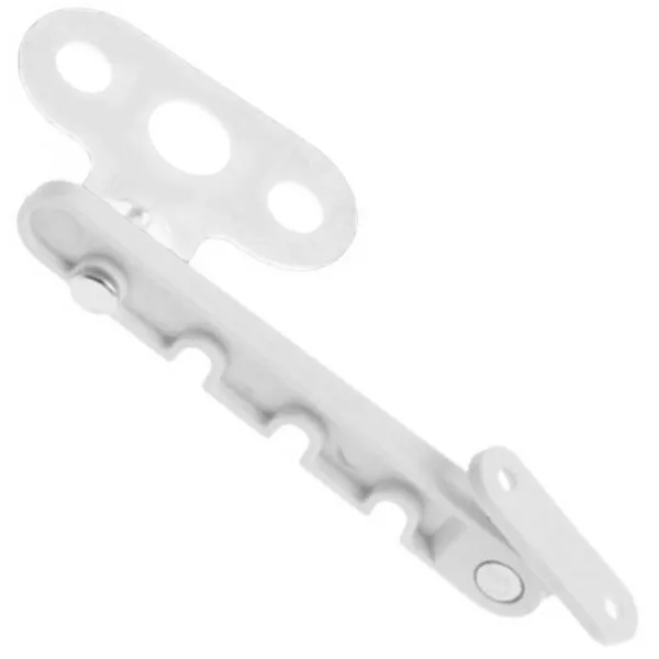 Gyermekbiztonsági ablaknyitás-korlátozó, bukó ablakokhoz, 4 fok., 43 mm, fehér