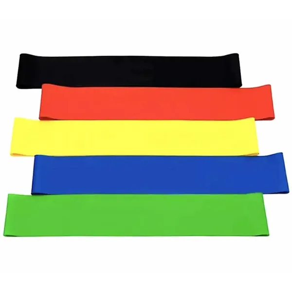 Gumiszalag készlet 5 db hurkos, 600 x 50 mm, 2–23 kg, természetes gumi