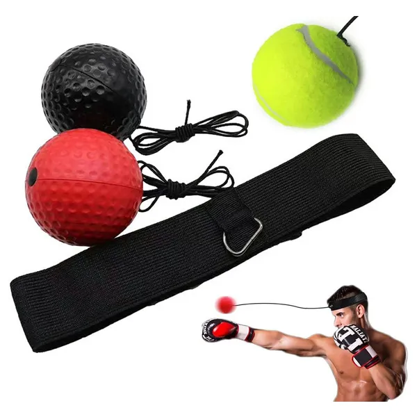 3 darab boksz reflexlabda készlet fejpánttal, 25/60/85 g, 6 cm