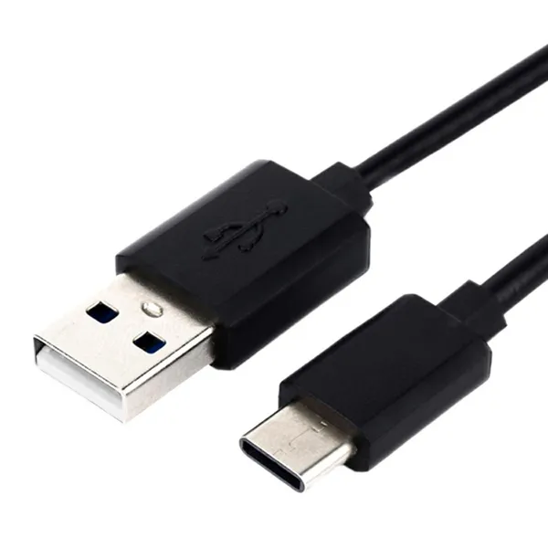 USB‑C adatkábel 1 m, fekete, USB 2.0