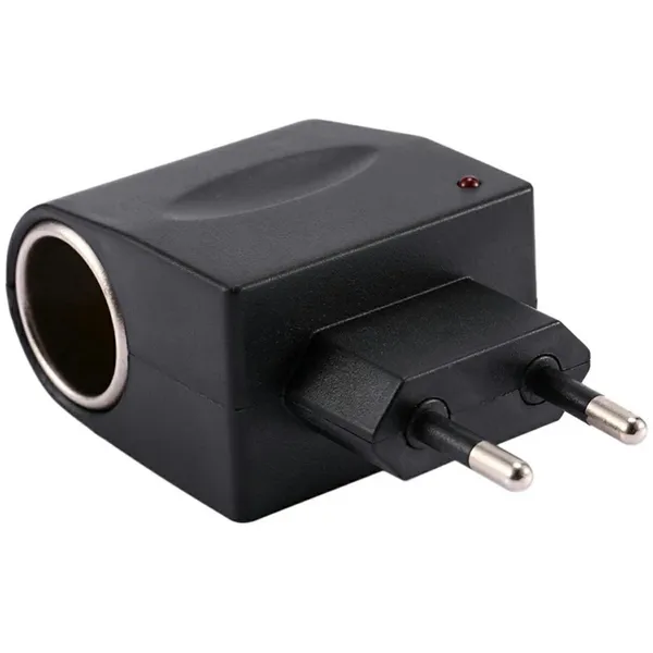 Hálózati adapter 230V–12V szivargyújtó aljzattal, 0,5A