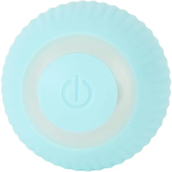 Interaktív LED-es labda macskáknak és kistestű kutyáknak, USB‑C, 4,3 cm, kék